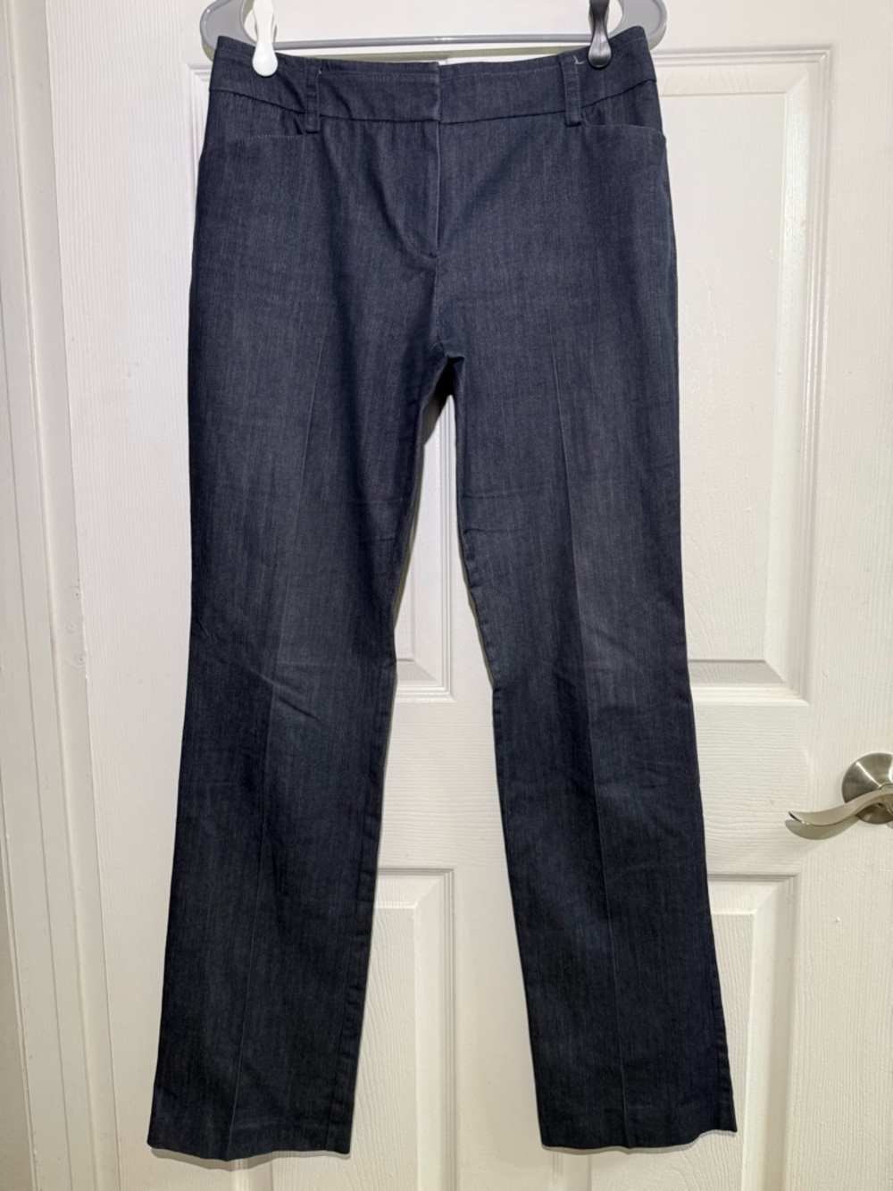 New York & Company Women’s Dark Blue Straight-Leg Jeans